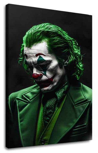 Tablou de perete JOKER: Nașterea nebuniei | Pânză italiană - 60x90 cm