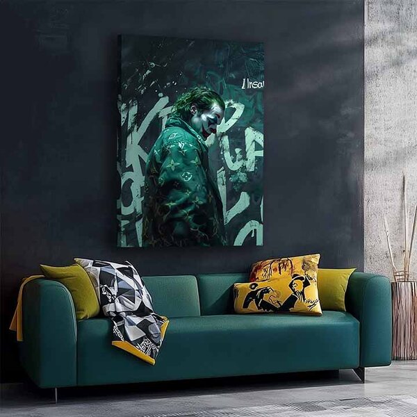 Tablou de perete JOKER: Stil Vuitton | Panza italiana - 60x90 cm