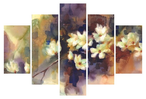 Tablou - Magnolii albe, pictură (150x105 cm)