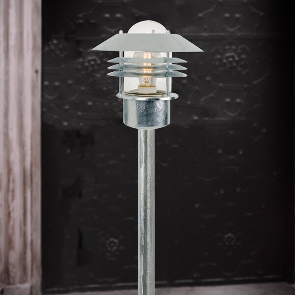 Nordlux Lampă de trotuar Vejers, oțel zincat la cald, Metalic, Metal