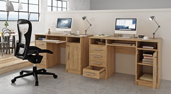 KONDELA Masă PC, stejar artisan, B9 NEW