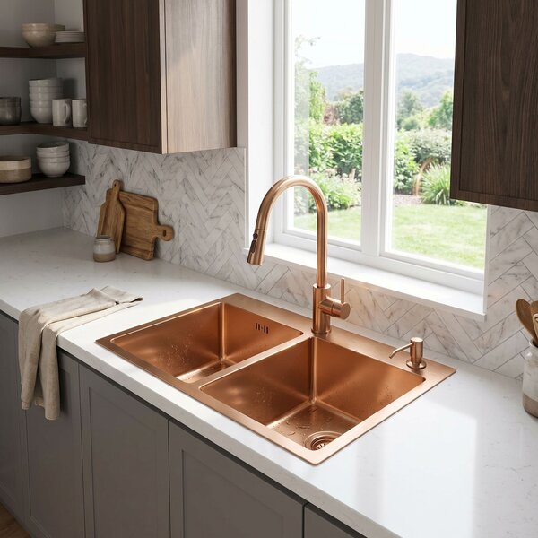 Rea Lavoar din oțel Toby BRUSH COPPER, Rea, ZLE-06416