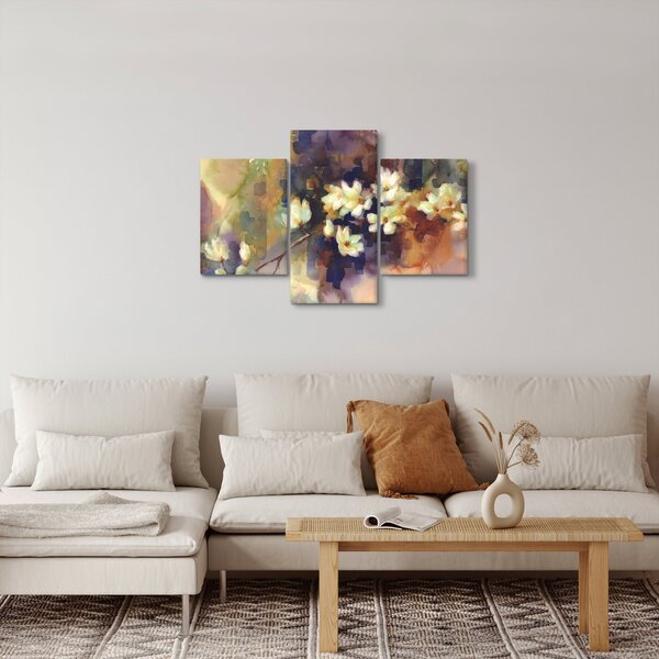Tablou - Magnolii albe, pictură (90x60 cm)