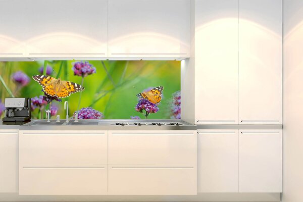 Fototapet pentru bucătărie - fluturi 180 x 60 cm