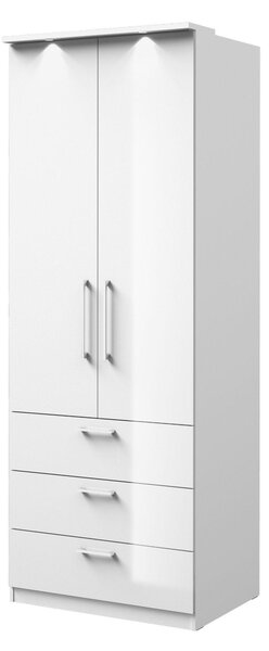 Dulap cu rafturi Centaury Tip 68 (alb + alb lucios). Promo -10%. 1031020