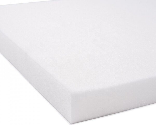 Burete dens pentru tapiterie, Poliuretan 50x50cm, grosime 2 cm, ideal pentru Aplicatii tapiterie, scaune, banchete, tablii de pat, saltele, Topper saltele, Articole de plaja si gradina, Ambalare, protectie transport si uz casnic