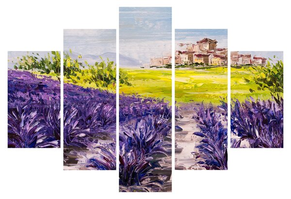 Tablou - Provence, Franța, pictură în ulei (150x105 cm)