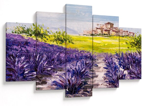Tablou - Provence, Franța, pictură în ulei (150x105 cm)