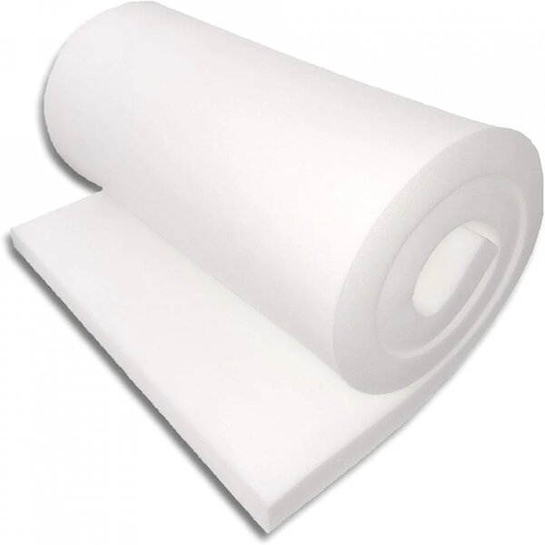 Burete dens pentru tapiterie, Poliuretan 200x100cm, grosime 4 cm, ideal pentru aplicatii tapiterie, scaune, banchete, tablii de pat, saltele, topper saltele, articole de plaja si gradina