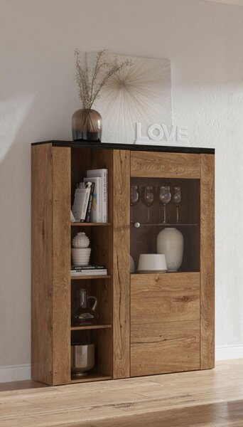 Vitrină Larita Typ 44 (Stejar lefkas). Promo -20%. 1030586