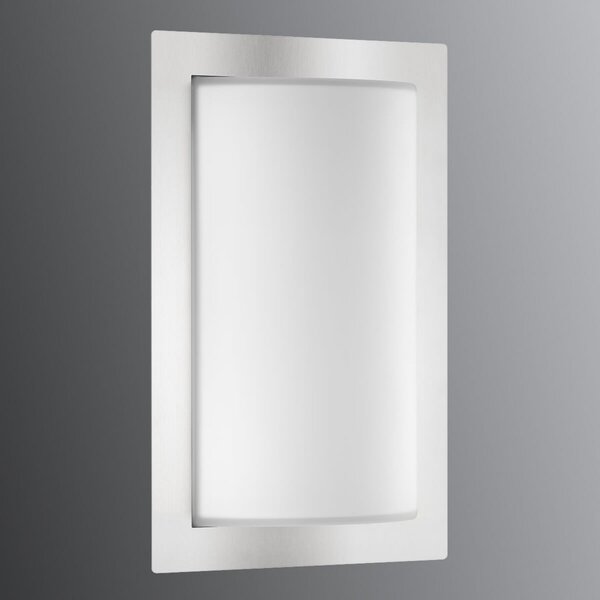 LCD Aplică de exterior Luis, oțel inoxidabil, senzor mișcare, Metalic, Metal, Modern