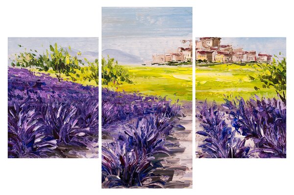 Tablou - Provence, Franța, pictură în ulei (90x60 cm)