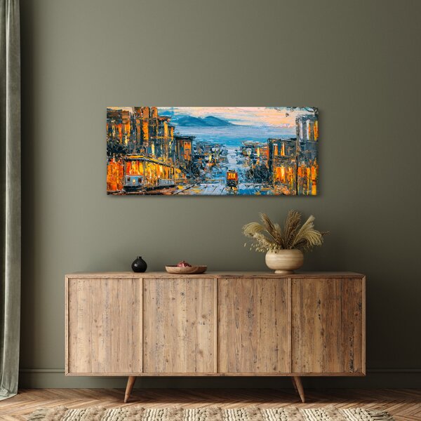 Tablou - Telecabină, San Francisco (120x50 cm)
