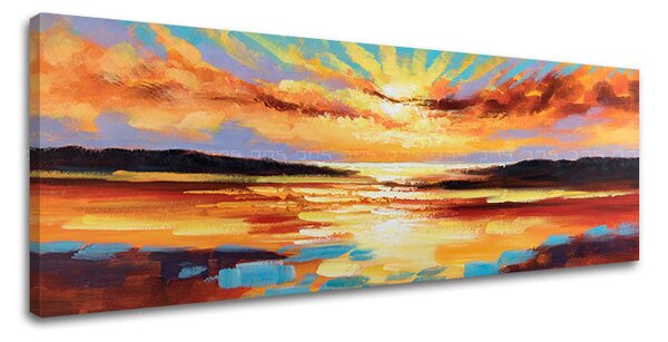 Tablou canvas APUS DE SOARE 1 parte XOBCHSS008 - 90x30 cm