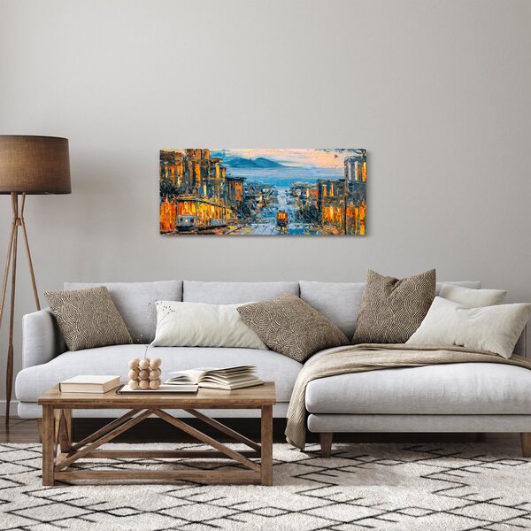 Tablou - Telecabină, San Francisco (120x50 cm)
