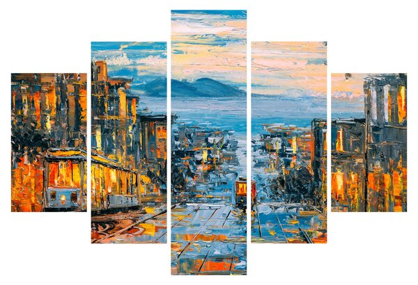 Tablou - Telecabină, San Francisco (150x105 cm)