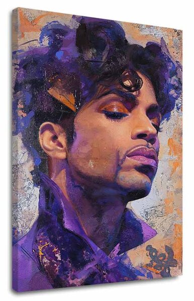 Tablou de perete PRINCE - Purple elegán | finisată de mâna artistului - 60x90 cm