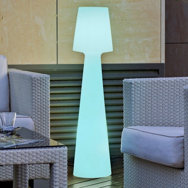 Newgarden Lola LED, baterie reîncărcabilă, înălțime 110 cm, reglabil, Alb, Plastic, Modern