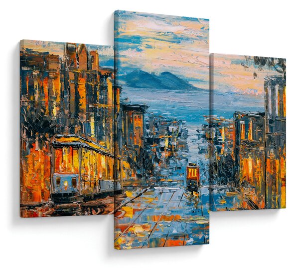 Tablou - Telecabină, San Francisco (90x60 cm)