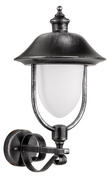 LCD Perdita, lampă de perete pentru exterior, pe picior liber, Negru, Metal, Casă de țară / Rustic