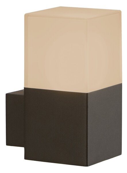 SLV Grafit - lampă de perete unghiulară pentru exterior, Negru, Metal, Modern