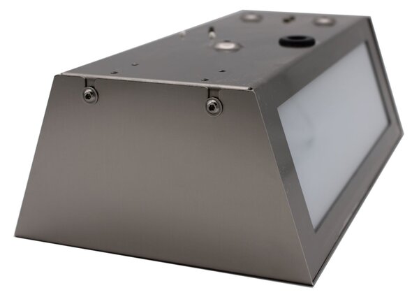CMD Lampă de exterior Long din oțel inoxidabil cu senzor, Metalic, Metal, Modern