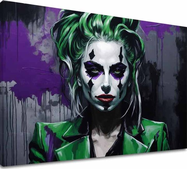 Tablou de perete de pe pânză - Dark Queen Lady Gaga - 60x90 cm