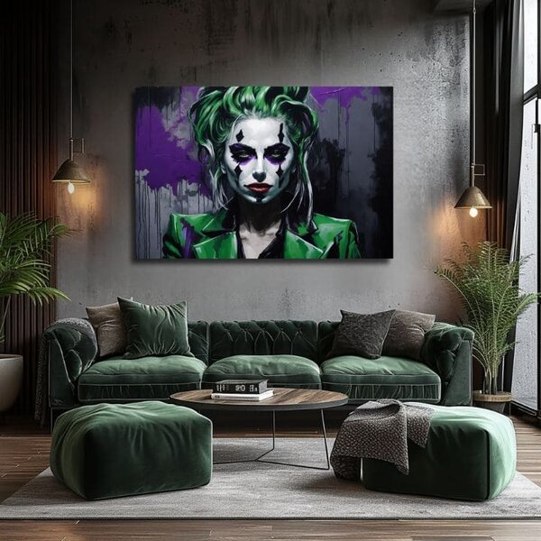 Tablou de perete de pe pânză - Dark Queen Lady Gaga - 60x90 cm