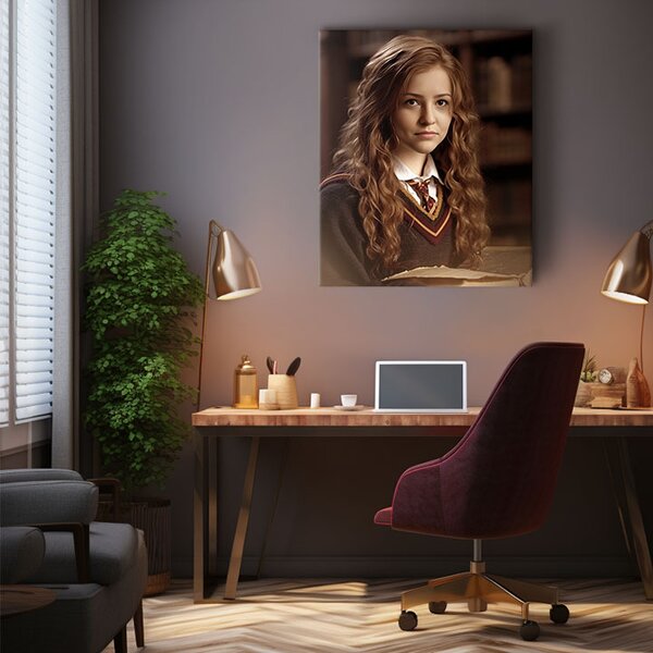 Tablou de perete din fotografia Hermione Granger - Genius Student - 50x60 cm