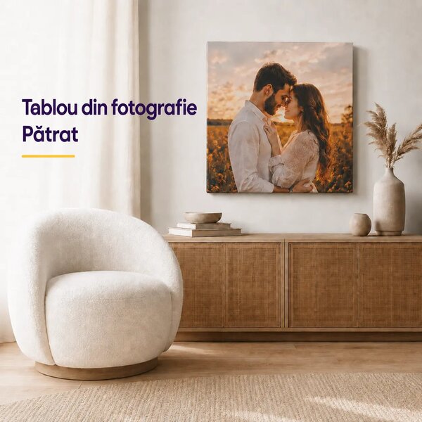 Tablou de perete din fotografie - PĂTRAT - 30x30 cm