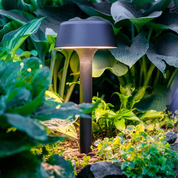 Dyberg Larsen Valencia lumină solară pentru cărare, negru, Negru, Metal, Scandinavă