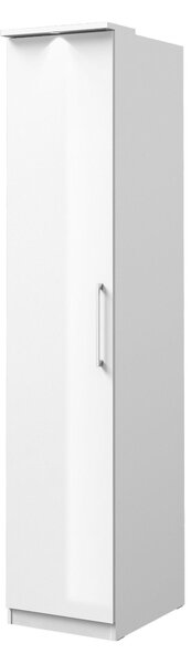 Dulap cu rafturi Centaury Typ 17 (alb + alb lucios). Promo -20%. 1031016