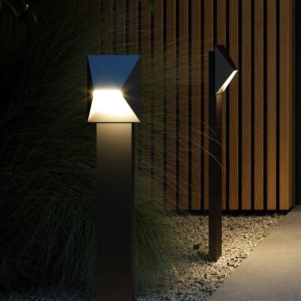 Nordlux Pontio Lumină pentru alei de grădină Înălțime 85 cm, negru, reglabil, Negru, Metal, Modern