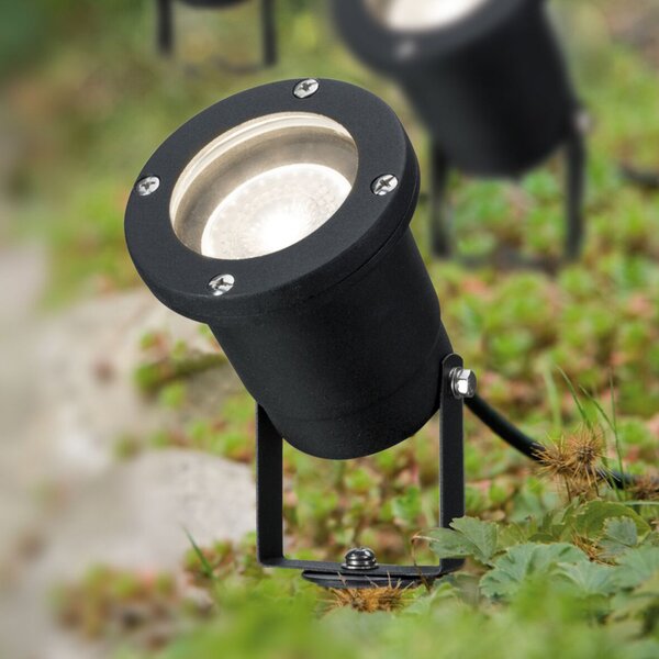 Paulmann Special Line LED cu vârf de sol, set 6 proiectoare, Negru, Metal