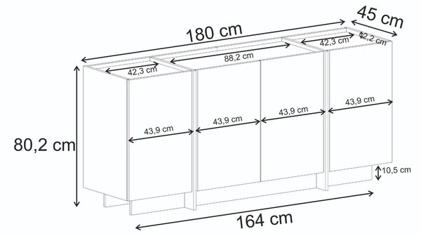 Dulap Dorimia (nuc milano). Promo -18%. 1153333