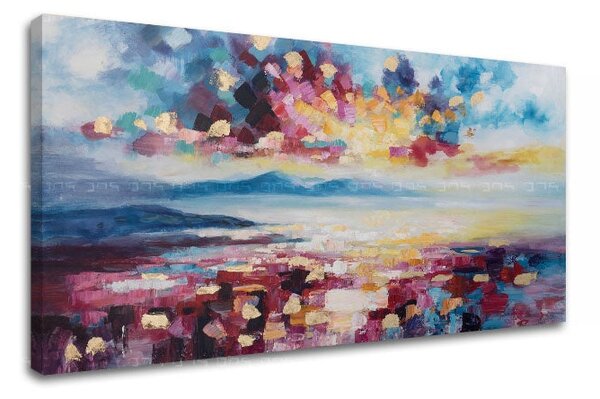 Tablou canvas ABSTRACT 1 parte XOBCHLN044 - 80x40 cm