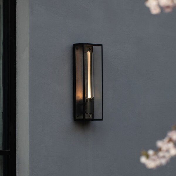 Buster + Punch Caged Wet Large IP44 gun metal, reglabil, Negru, Baie, Oțel inoxidabil, Design
