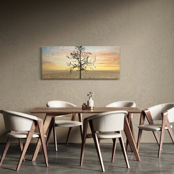 Tablou - Copac în deșert (120x50 cm)