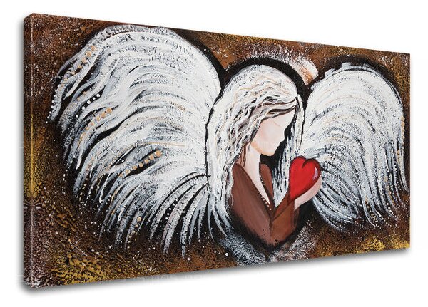 Tablou canvas ÎNGER 1 parte - 90x50 cm