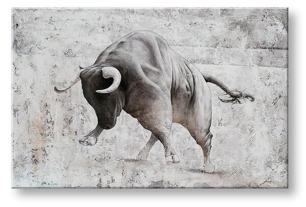 Tablou canvas BULL 1 parte XOBCHMDYF-1136E1 - 60x40 cm