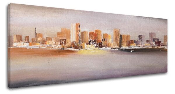 Tablou canvas ORAȘ 1 parte - 90x30 cm