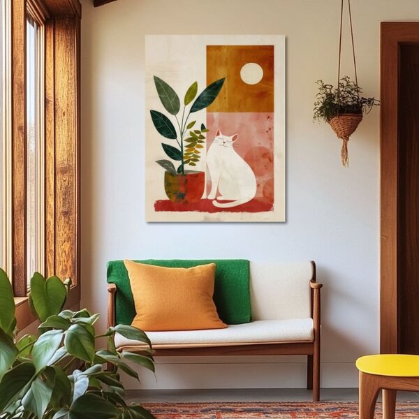 Tablou canvas - Cat zen - 30x40 cm