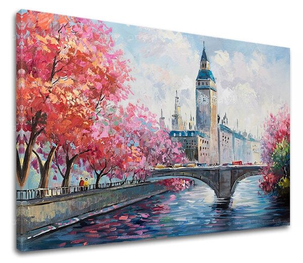 Tablou canvas ORAȘ 1 parte XOBCHCT011 - 60x40 cm