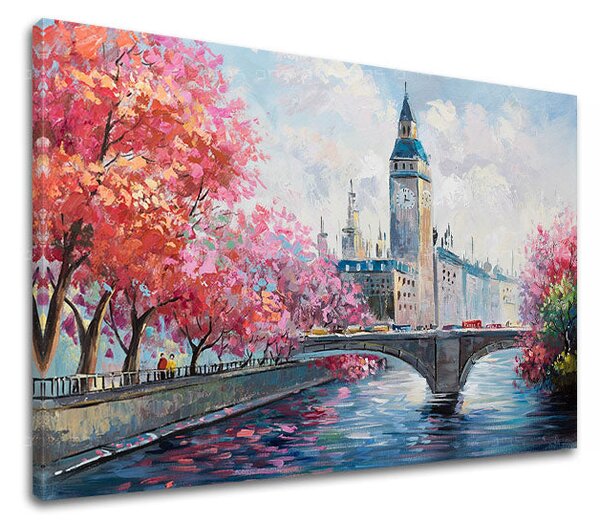 Tablou canvas ORAȘ 1 parte XOBCHCT011 - 60x40 cm