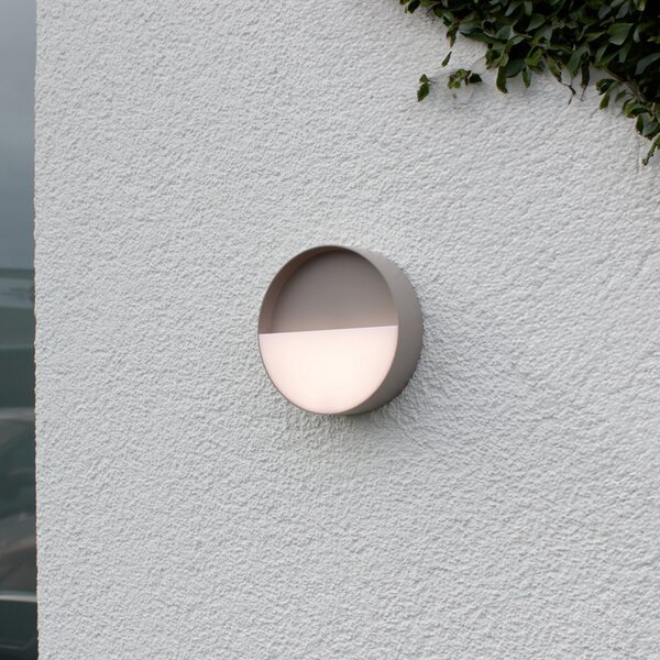 Eco-Light Meg LED reîncărcabilă pentru exterior, de culoare nisip, Ø 15 cm, reglabil, Bej, Aluminiu, Modern