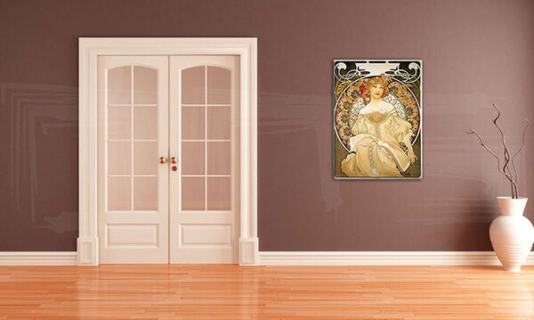 Tablou canvas DREAMING - Alfons Mucha REP085 - 70x50 cm