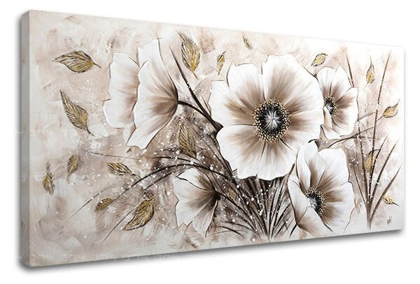 Tablou canvas FLORI 1 parte - 80x40 cm