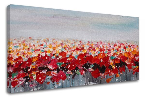 Tablou canvas FLORI 1 parte - 80x40 cm