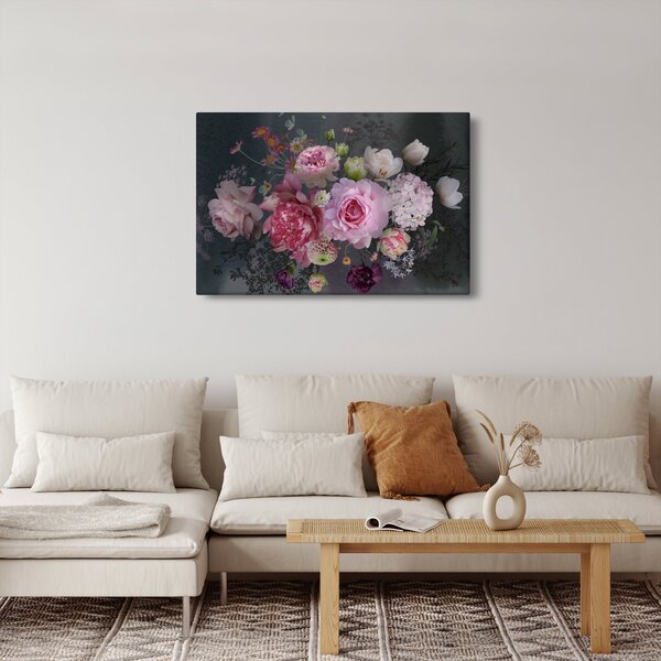 Tablou - Flori de grădină (90x60 cm)