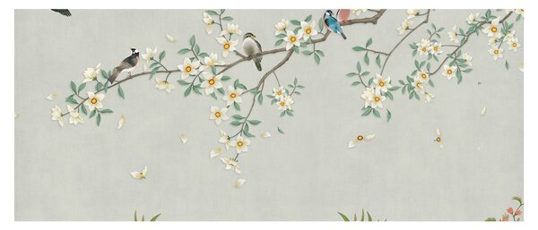 Tablou - Adunarea păsărilor (120x50 cm)